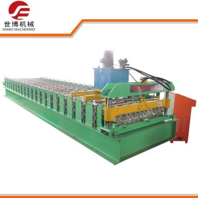 China Easy Operation Steel Roll Forming Machine  For 0.3 - 0.8 Mm Width Steel Sheet for sale