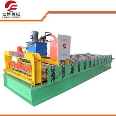 China 8 - 10m / Min Speed Cut To Length Line Machine , Roof Panel Roll Forming Machine for sale