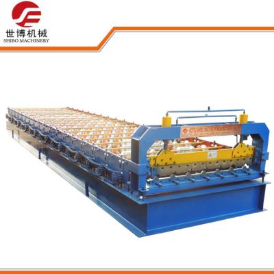 China 1450mm Width Highway Guardrail Roll Forming Machine With 18 Steps Rollers for sale