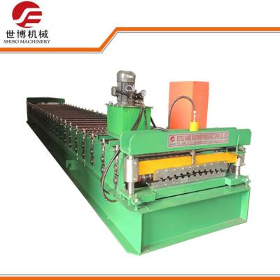 China 380V Roller Shutter Door Forming Machine With Double Hydraulic Control Cutter for sale