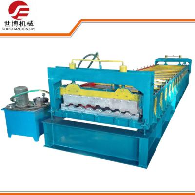 China 1 - 1.2 MM Wall Panel Roll Forming Machine Making Steel Board Of Container for sale