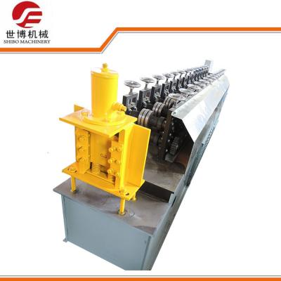 China PLC Metal Stud And Track Roll Forming Machine , Gutter Roll Forming Machine  for sale