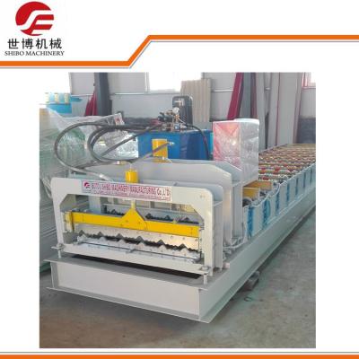 China 380v Glazed Steel Metal Sheet Forming Machine , Automatic Roll Forming Machines for sale