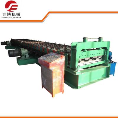 China High Speed Floor Tiles Making Machine For 0. 8 - 1. 2 Mm Floor Deck Producing for sale