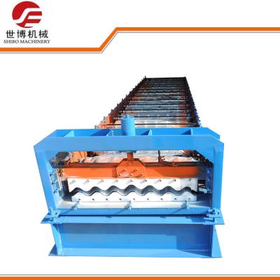 China Aluminium Metal Roofing Sheet Roll Forming Machine For 0.3mm Thickness Tiles for sale