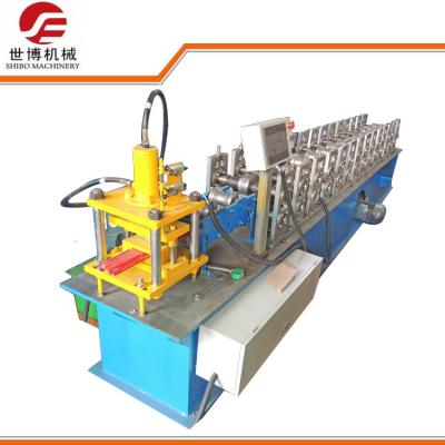 China PLC Controlled Metal Slat Roller Shutter Door Roll Forming Making Machinery for sale