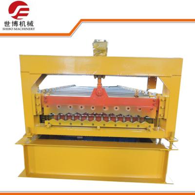 China Automatic Corrugated Sheet Roll Forming Machine For Depot Roofing Construction for sale