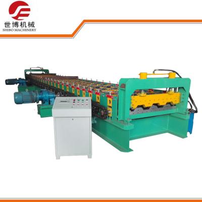 China Thick Metal Floor Deck Roll Forming Machine , Cold Roll Forming Machines for sale