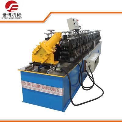 China C Type Greenhouse Bracket Stud And Track Roll Forming Machine 10-15 M/Min Speed for sale