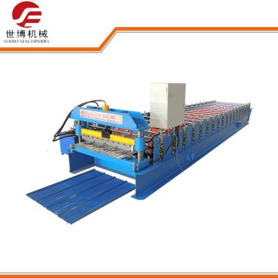 China Corrugated Sheet Roll Forming Machine , 350 H Steel Glazed Tile Roll Forming Machine for sale