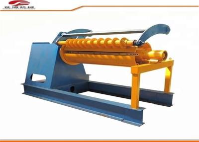 China Hydraulic Color Steel Slitting Line Re - Coiler Cut To Length Machine 4kw Power for sale