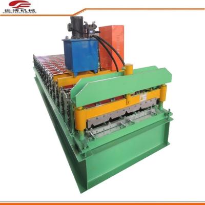 China 840 Type Color Steel Corrugated Sheet Roll Forming Machine For Warehouse Buildings for sale