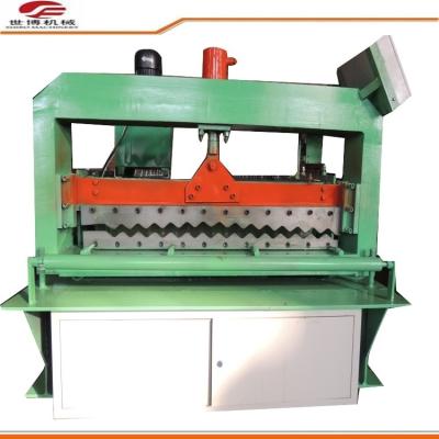 China 988 Type Metal Tile Corrugated Roll Forming Machine 5.5T Weight 0~15m/Min Speed for sale