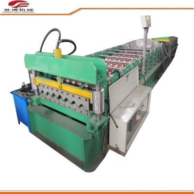 China 780 Type Color Steel Corrugated Sheet Roll Forming Machine 7000*1500*1300mm Size for sale