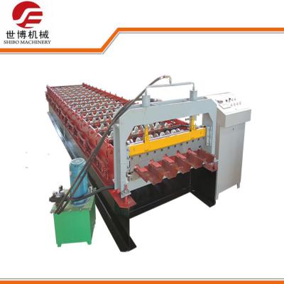 China Stahltrapezoide Blatt-Rolle des wand-Blatt-IBR, die Maschine PPGI/GI Materialien bildet zu verkaufen