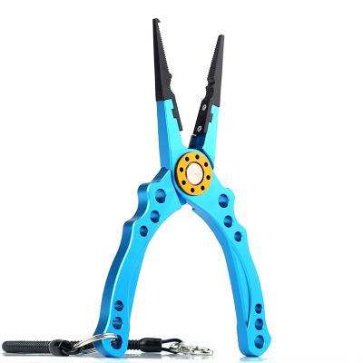 China New Aluminum Alloy Aluminum Alloy Tool Aviation Outdoor Fishing Pliers Luya Multi-Function Pliers Hook Harvester Fish Catcher for sale