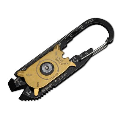 China S/S 2Cr13+S/S 420 Design Tool Combination Creative Outdoor Multifunctional Outdoor EDC Tools Portable Climbing Tools for sale