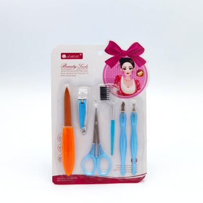 China Personal Care Salon Nail Pedicure Sets Best Price Kit 6 In 1 Foot Care Kits Set Toenail Folder Nail Care Scissors Pedicure Tools Professional for sale