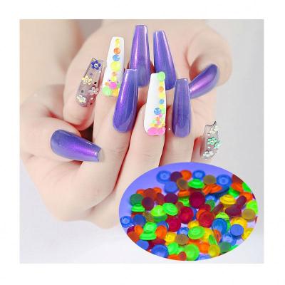 China Nail Cosmetics Mixed Size Luminous Rhinestones Glow Multicolor For Nail Art Accessories for sale