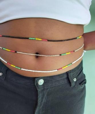 China FASHIONABLE Wholesale Good Quality 85cm/31in Length 75 Kinds Of Color Fashion Sexy Belly Waist Chain for sale