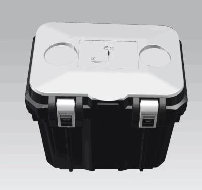 China Wholesale Waterproof Insulated Hand Carry Cooler Plastic Box For Fishing Cooler for sale