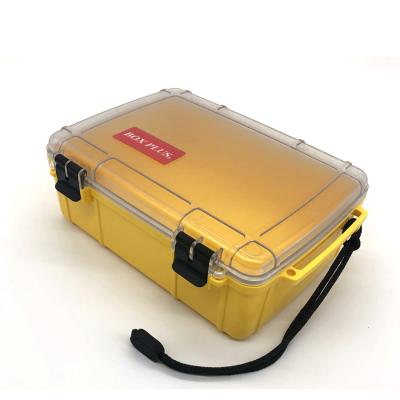 China Waterproof Multipurpose Hard Plastic Storage Carrying Case With Clear Lid For Outdoor Protecting Valuables for sale