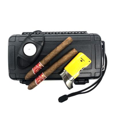 China Plastic Travel Cigar Cigar Case Travel Portable Humidor Moistureproof/Dustproof/Waterproof Case Humidor for sale