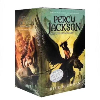 China paper & Carton 5 Books / Set Percy Jackson Children's Revealing English Original Books Set For Kids Gift for sale