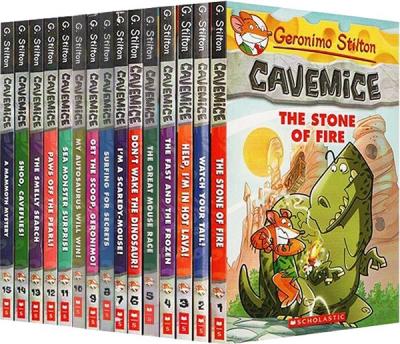 China Children's Education An Original 15 Children's Story English Color Set By Geronimo Stilton Cavemice English Illustrated Comics for sale