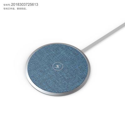 China Aluminum Wireless Charger 10W Max Fast Wireless Charger Pad Support QC3.0 Fast Charging For Phones for sale