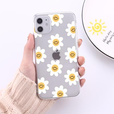 China Shockproof ; Fashionable Cute Smile And Anti Scratch Little Daisy Mobile Phone Case For Iphone 12 Pro for sale