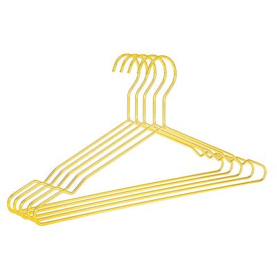 China Household Modern Wholesale Custom Groove Factory Coat Hanger Stainless Steel Anti-Slip Design Hanger for sale