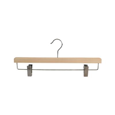 China OEM modern wholesale cheap household new arrival wooden hangers for pants for sale