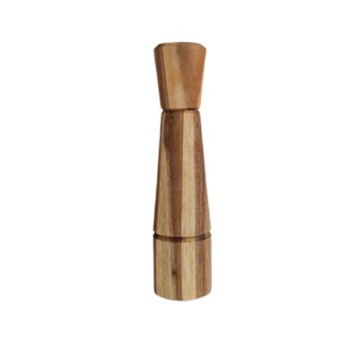 China Factory wholesale best viable selling natural wooden pepper grinding jar for sale