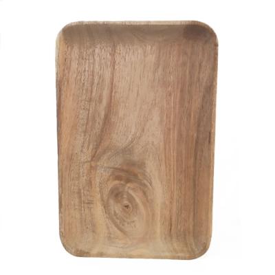 China Sustainable Factory Wholesale Hospitality Household Items Wooden Dish For Fruits for sale