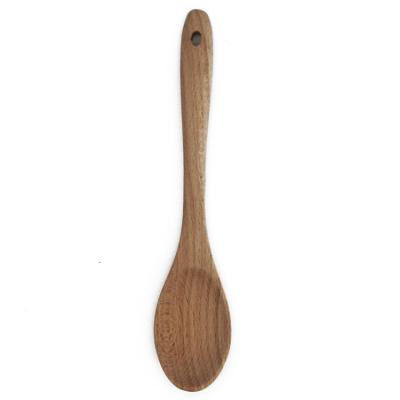 China Curved Design for Soup Pot Utensils Natural Wholesale Wooden Kitchen Spoon Cooking Set for sale