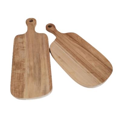 China China Manufacture Acacia Multi Function Kitchen Wood Sustainable Wooden Bread Chopper For Meat Vegetables for sale