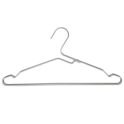 China New Flat Family Multifunctional Aluminum Metal Thickened Adult Hanger for sale