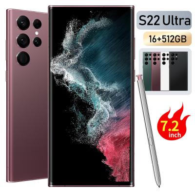 China Dual SIM Card Wholesale price NEW S22 Ultra 5g Phone 7.3 Inch 16Gb + 1Tb Android Smartphone Android 12.0 Mobile Phones for sale