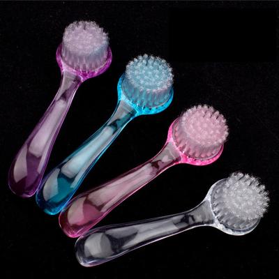 China Wholesale NAIL private label long handle plastic nylon nail dust cleaning brush remove dusting brush with cover for sale