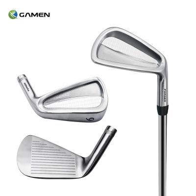 China Golf Event GAMEN Golf CNC Iron Set Clubs Custom Forged 1020 Stainless Steel Iron Golf Club Set for sale