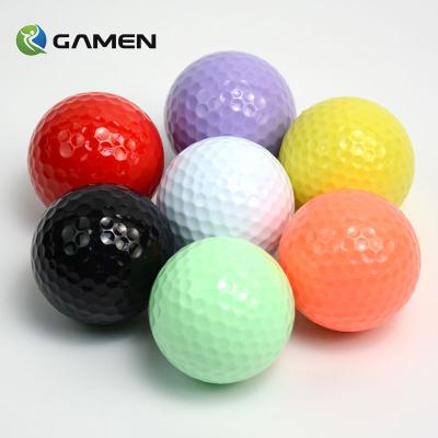 China Golf Play Gamen 4 Core Red White Blue Glow Rainbow Crivit Stick Clad Golf Ball for sale