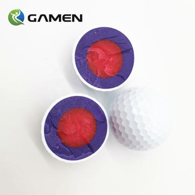 China Golf Play Gamen Good Quality Hollow Dubai Luminopus Cactus Summit Silver Echo Golf Ball for sale