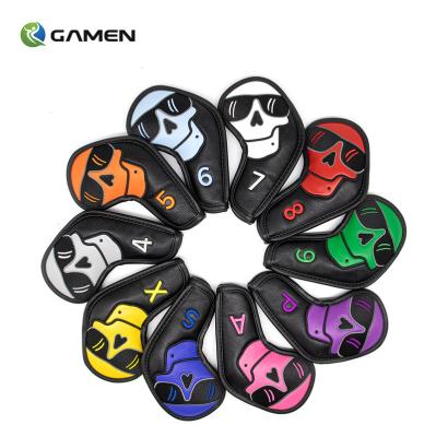 China Durable Gamen Personalized OEM Adult Halloween Gift 10pcs Set PU Leather Cover Iron for sale