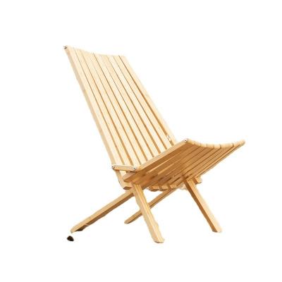 China AMOYCN Modern New Factory Parts Direct Sales Wooden Bamboo Beach Furniture Leisure Goods Car Garden Set Outdoor Folding Chair for sale