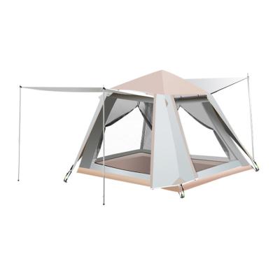 China AMOYCN Diamond Ground Nail NO Rainstorm Proof Sunscreen--Hexagonal Outdoor Waterproof Top Portable Roof Construction Thickened Tent-Camping Folding Inflatable Tent for sale