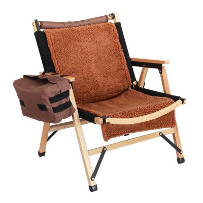 China AMOYCN Wholesale Luxury Wooden Camping Autumn And Winter Cotton Solid Cushion Beach Dresser Detachable Cover Chair Outdoor Warm Cover for sale