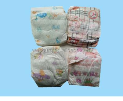 China Printed Baby Diaper Rejected Class B Actions In Ball for sale