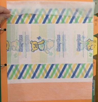 China Moisture Proof Laminated PE Film Soft Breathable Film Like Diapers Raw Material Film Cloth For Diaper Backsheet for sale