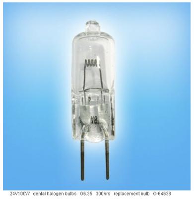 China LT03019 dental halogen lamp 24V100W G6.35 with 300hrs O-64638 HLX for sale